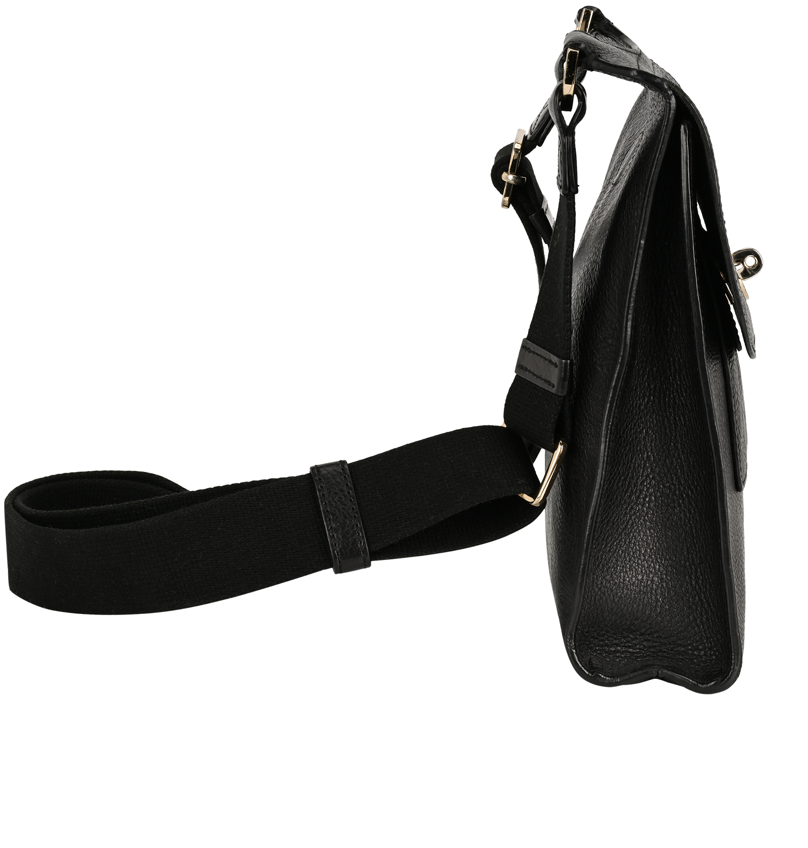 Antony, &pound;295, Handbags, Black, Leather, Side view